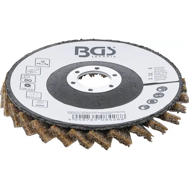 BGS Lamellenslijpschijf - Vlies - Ø 125 mm - korrel 80