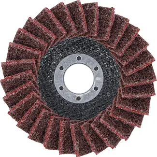 BGS technic Lamellenslijpschijf - Vlies - Ø 115 mm - korrel 120