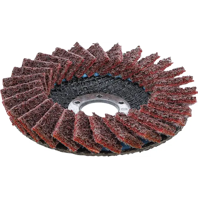 BGS Lamellenslijpschijf - Vlies - Ø 115 mm - korrel 120