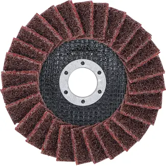 BGS technic Lamellenslijpschijf - Vlies - Ø 125 mm - korrel 120