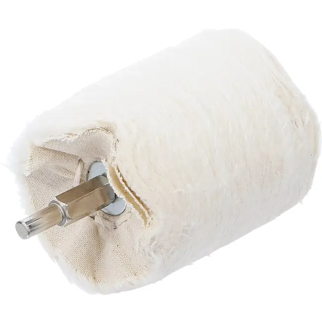 BGS Polijstkop - cilindervorm - aandrijving buitenzeskant, 1/4"