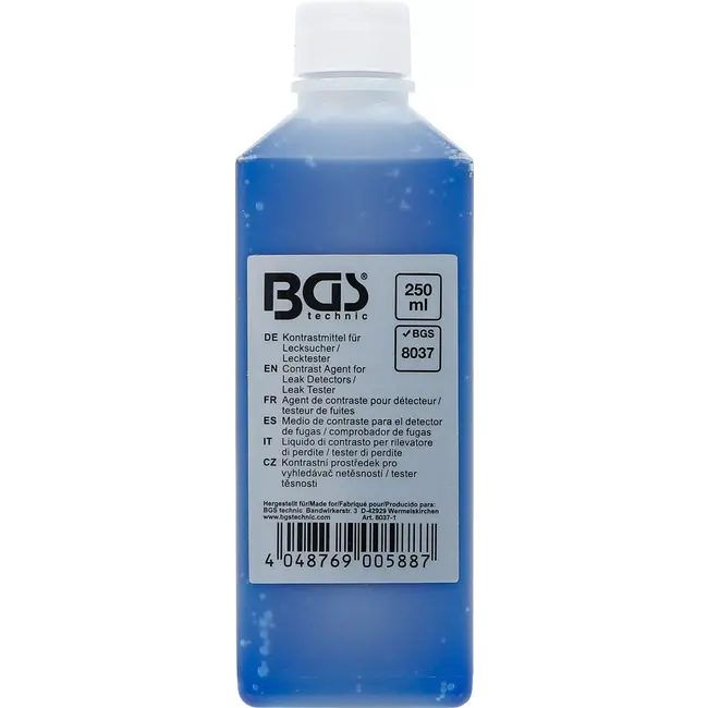 BGS Contrastmiddel voor lekdetector/lektester - 250 ml - voor BGS 8037