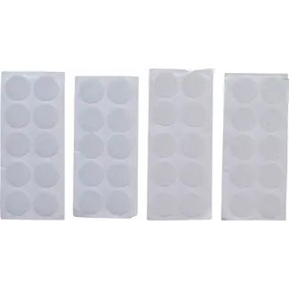 BGS Klitpunten - zelfklevend - wit - 40 delig