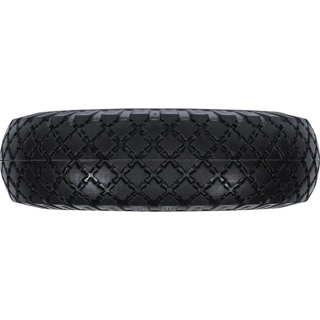 BGS Wiel voor steekwagen / kar - PU, rood/zwart - 260 mm