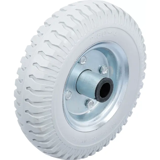 BGS Wiel voor steekwagen / kar - PU, grijs - 220 mm