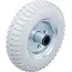 BGS Wiel voor steekwagen / kar - PU, grijs - 220 mm