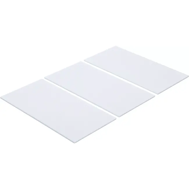 BGS Viltglijder - platen - wit - 100 x 200 mm - 3 delig
