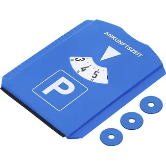 BGS Do it yourself Parkeerschijf - met ijskrabber / rubberen lip