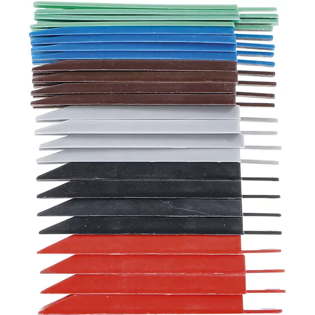 BGS Kunststof stelplaatjes - 24 delig