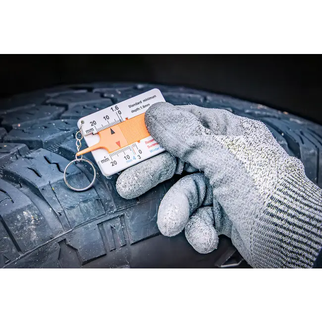 BGS Profieldieptemeter - met sleutelhanger - 0 - 20 mm