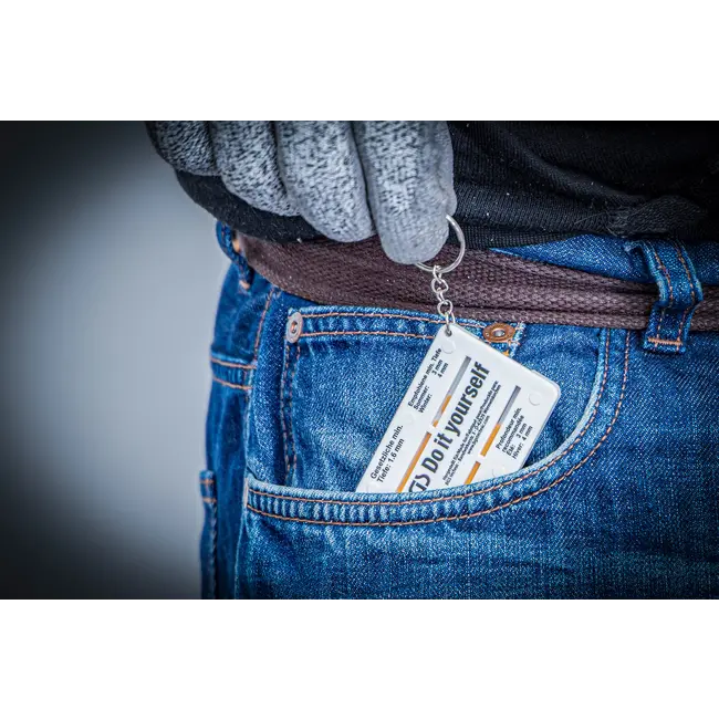 BGS Profieldieptemeter - met sleutelhanger - 0 - 20 mm