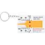 BGS Profieldieptemeter - met sleutelhanger - 0 - 20 mm