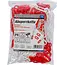 BGS Versperringsketting - rood / wit - 4 karabijnhaken - kunststof - 7,5 m