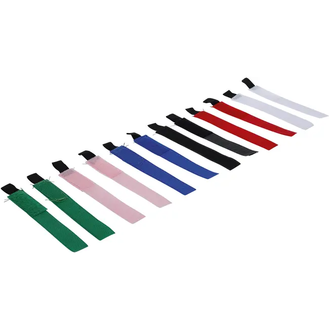 BGS Assortiment kabelbinders met klittenband - 20 x 190 mm - 12 delig