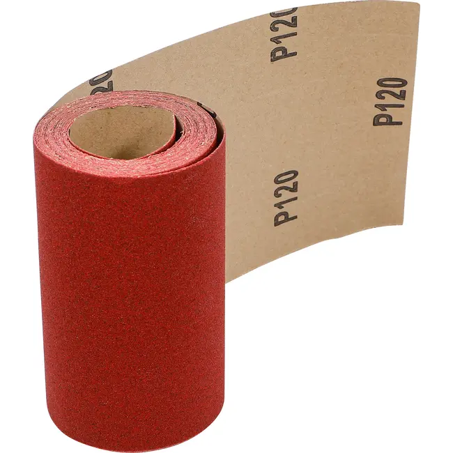 BGS Rol schuurpapier - 115 mm x 5 m - korrel 120