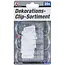 BGS Decoratieclip-assortiment - transparant - 20 delig
