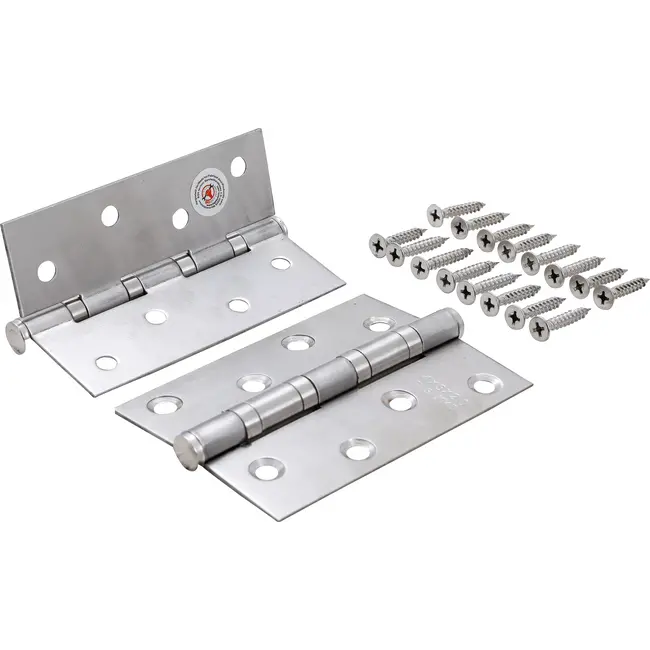 BGS Scharnierset - RVS - 100 x 40 mm - 2 delig