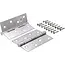 BGS Scharnierset - RVS - 100 x 40 mm - 2 delig