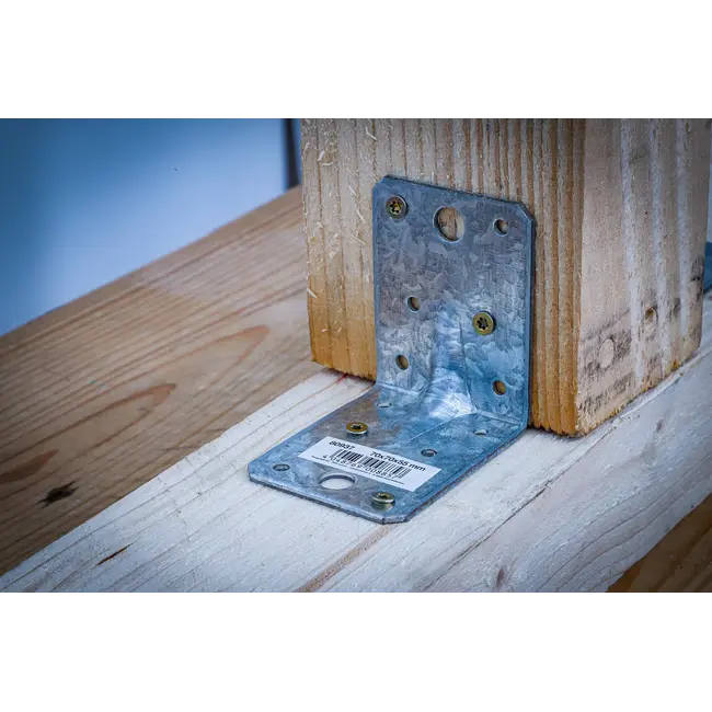 BGS Hoekverbinder met versterking - 70 x 70 x 55 x 2,5 mm - 25 stuks