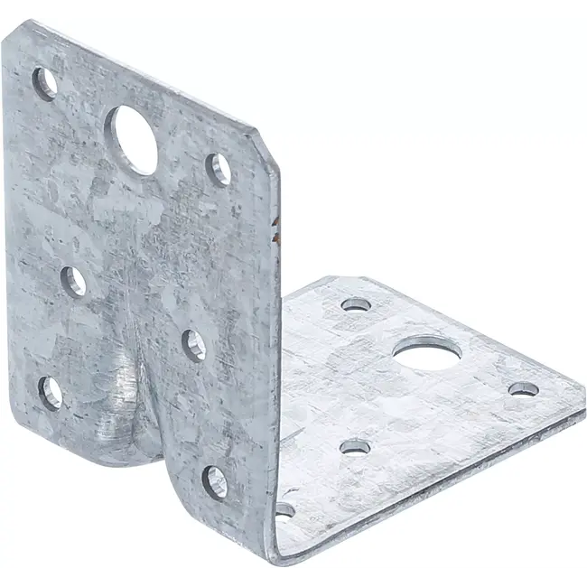 BGS Hoekverbinder met versterking - 70 x 70 x 55 x 2,5 mm - 25 stuks