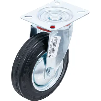 BGS Do it yourself Zwenkwiel - met schroefplaat - Ø 125 mm