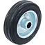 BGS Vol rubberen wiel - stalen velg - 100 mm