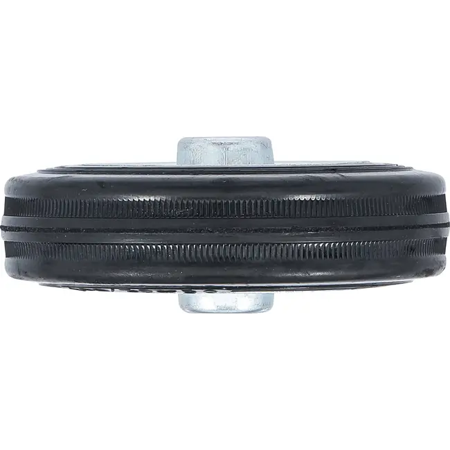 BGS Vol rubberen wiel - stalen velg - 100 mm