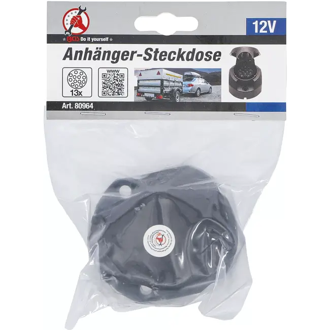 BGS Aanhanger contactdoos / bus - 13-polig