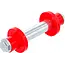 BGS Asset voor kruiwagenwiel - 128 mm - Ø 20 mm - met 2 afstandshulzen