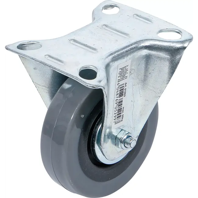 BGS Bokwiel - met schroefplaat - Ø 75 mm