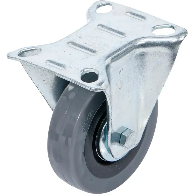 BGS Bokwiel - met schroefplaat - Ø 75 mm