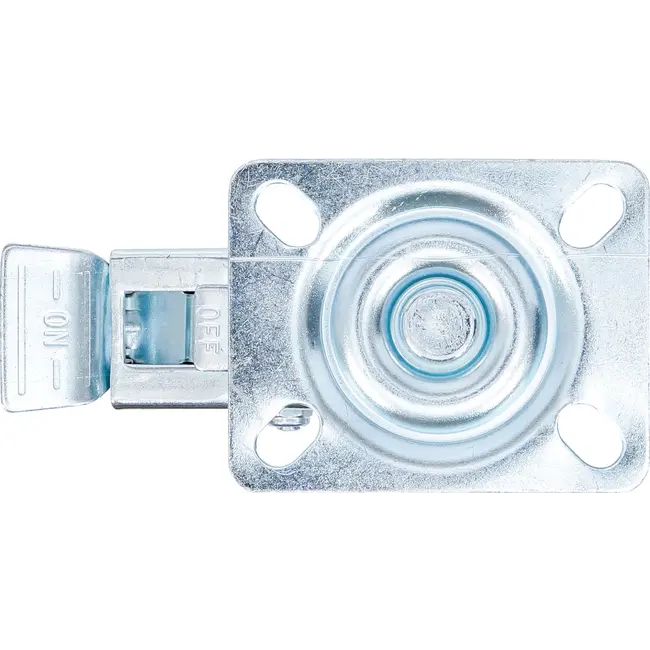 BGS Zwenkwiel met rem - met schroefplaat - Ø 75 mm