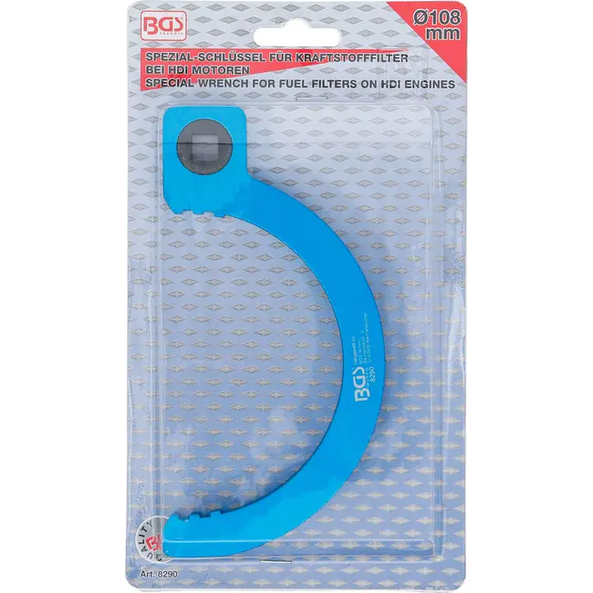 BGS Speciale sleutel voor brandstoffilter voor HDI motoren