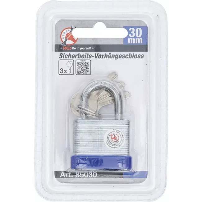 BGS Veiligheidshangslot - 30 mm