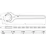 BGS Machinesleutel - DIN 894 - 6 mm