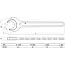 BGS Machinesleutel - DIN 894 - 19 mm