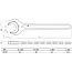 BGS Machinesleutel - DIN 894 - 25 mm