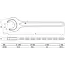BGS Machinesleutel - DIN 894 - 50 mm