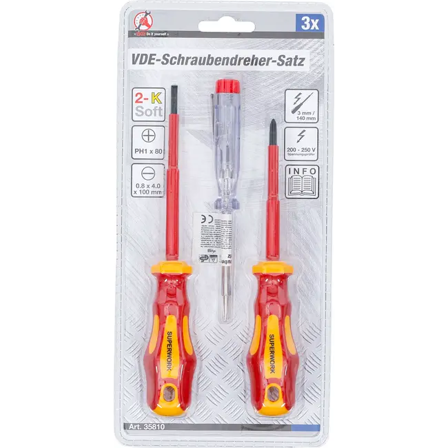 BGS VDE schroevendraaierset - 3 delig