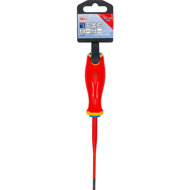 BGS VDE schroevendraaier - extra dunne punt - sleufkop, 3,5 mm