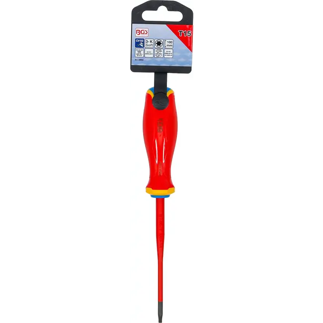 BGS VDE schroevendraaier - extra dunne punt - Torx T15