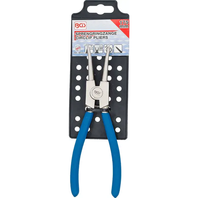 BGS Borgringtang - recht - voor buitenringen - 175 mm