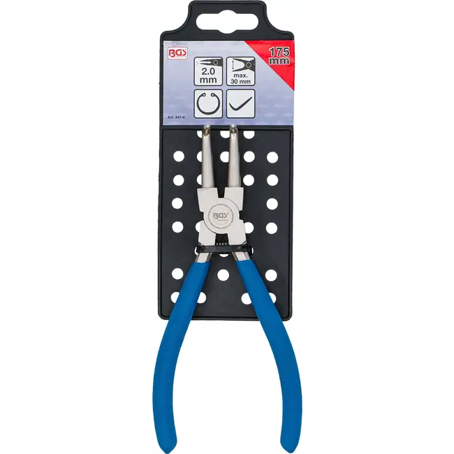 BGS Borgringtang - gebogen - voor binnenringen - 175 mm