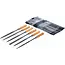 BGS Sleutlvijlen-set - houten heft - 100 mm - 6 delig