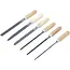 BGS Sleutlvijlen-set - houten heft - 100 mm - 6 delig