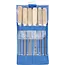 BGS Sleutlvijlen-set - houten heft - 100 mm - 6 delig