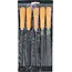 BGS Vijlen-set - houten heft - 150 mm - 5 delig