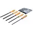 BGS Vijlen-set - houten heft - 150 mm - 5 delig