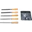BGS Vijlen-set - houten heft - 150 mm - 5 delig