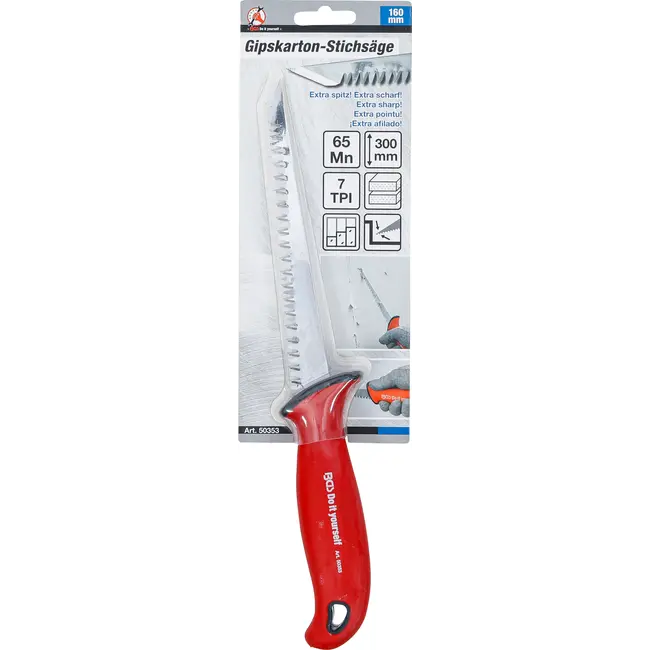 BGS Gipskarton schrobzaag - 160 mm